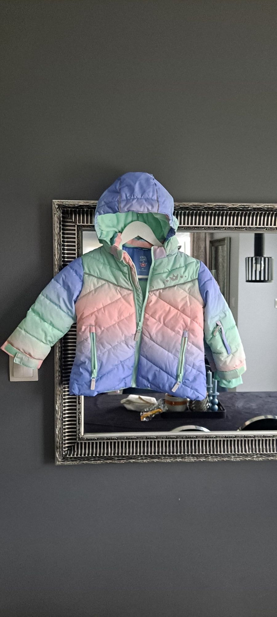 Nowa kurtka zimowa narciarska dla dziewczynki roz 98 na 2-3 latka