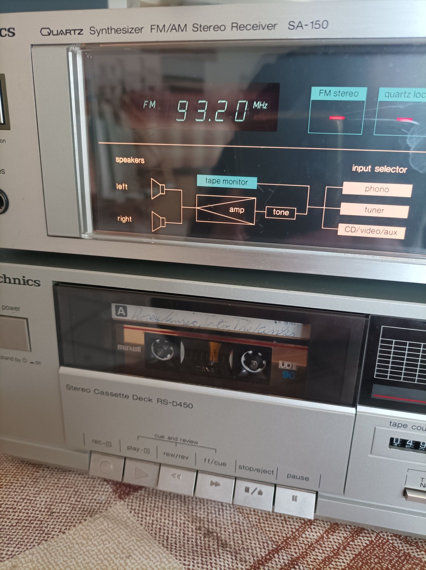 Tape Deck Technics RS-D450 super audiofilski, kolekcjonerski, super