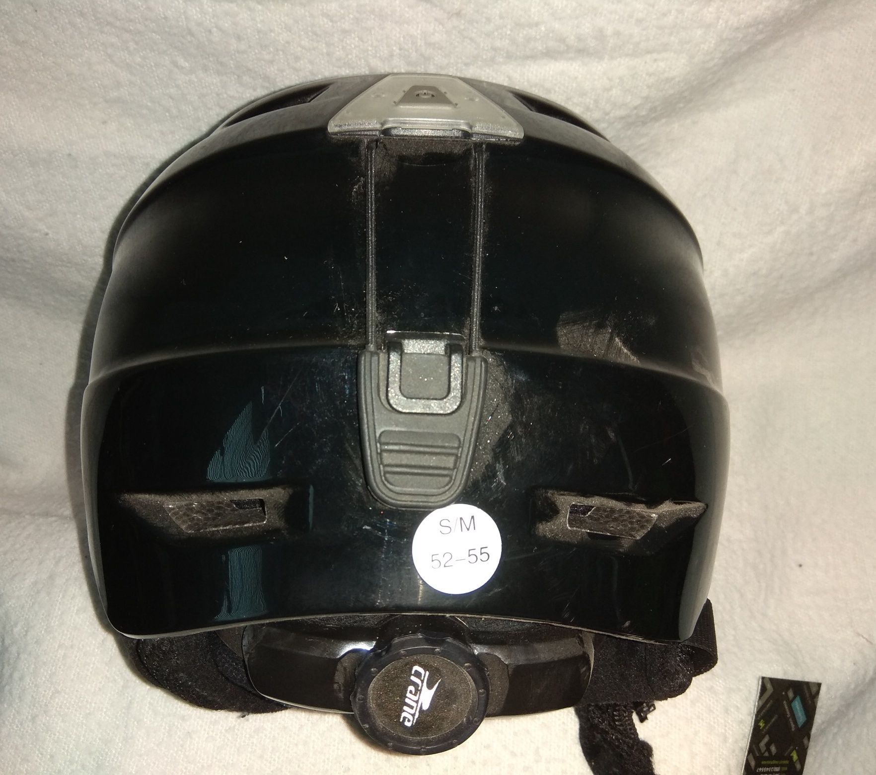 Защитный горнолыжный шлем Crane c фонариком