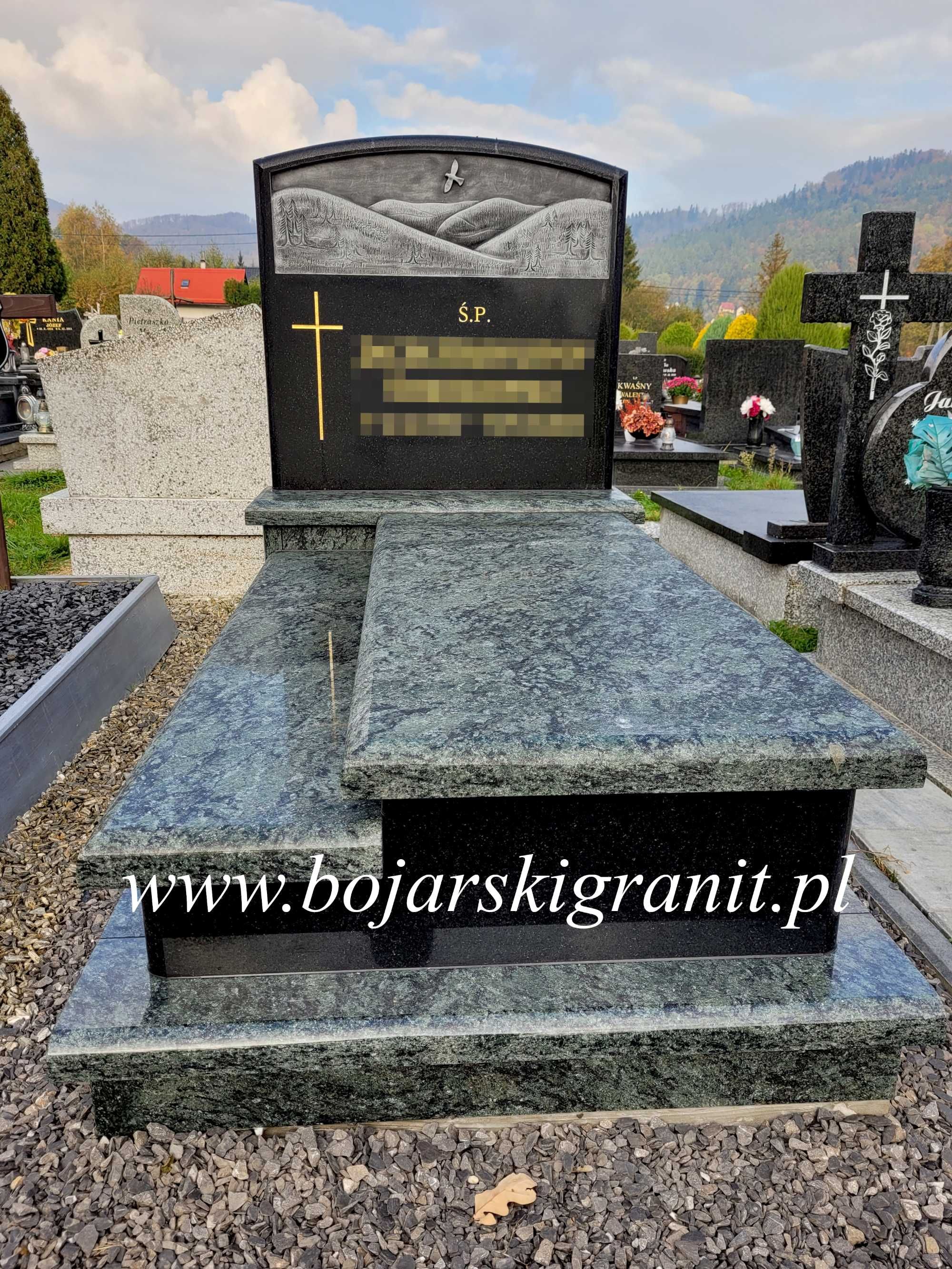 Nagrobki granitowe / Pomniki nagrobne PRODUCENT