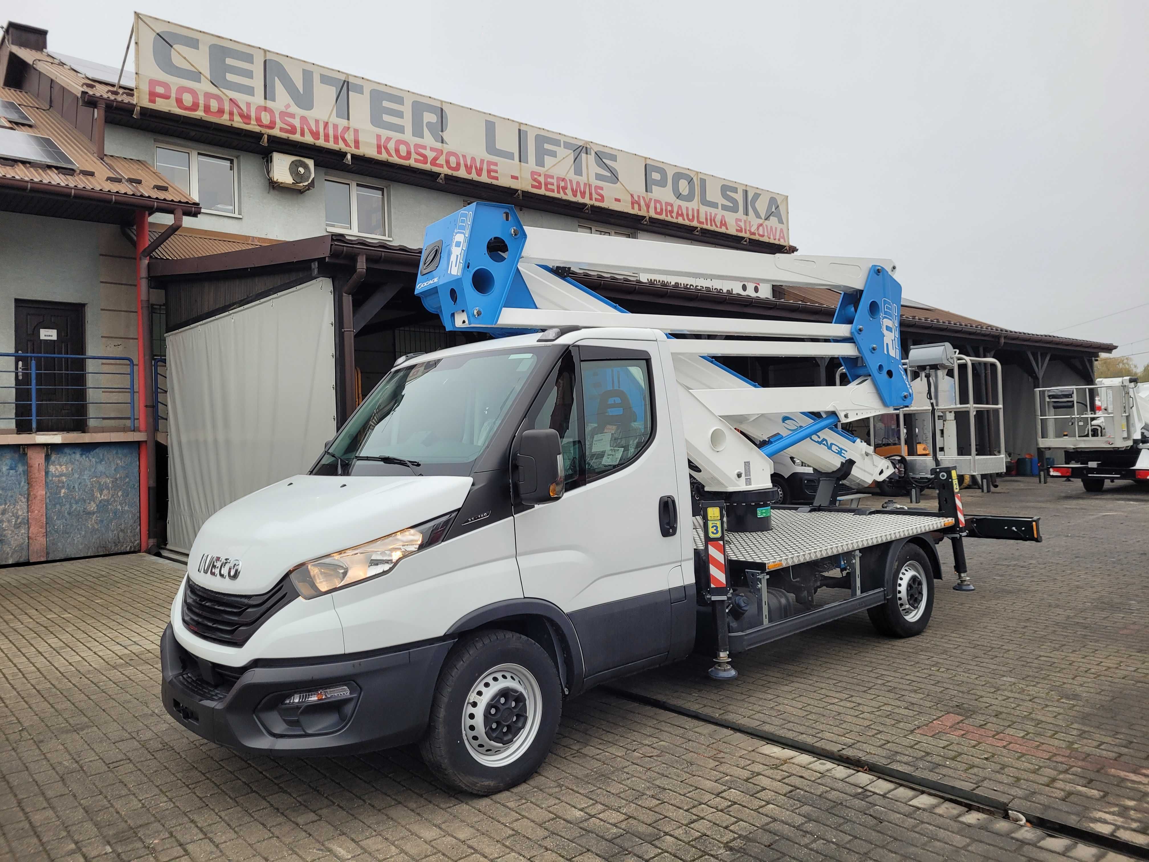 Socage/FoRste/20D/2022r./zwyżka/przegubowy/podnośnik/iveco/koszowy