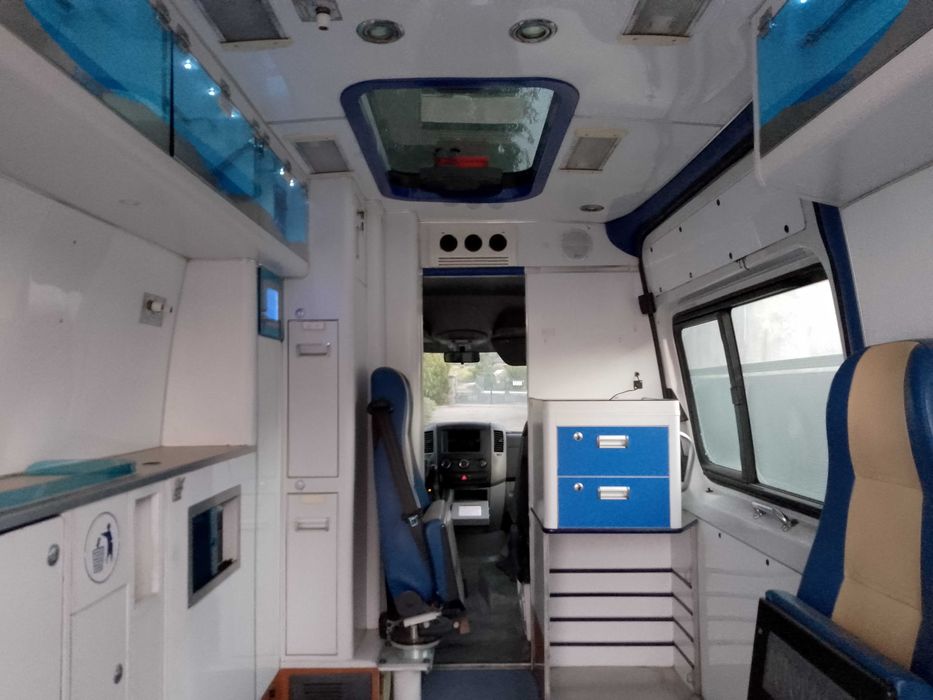 Sanitarny Mercedes Sprinter Automat  Ambulans Karetka PNEN 1789 Kamper