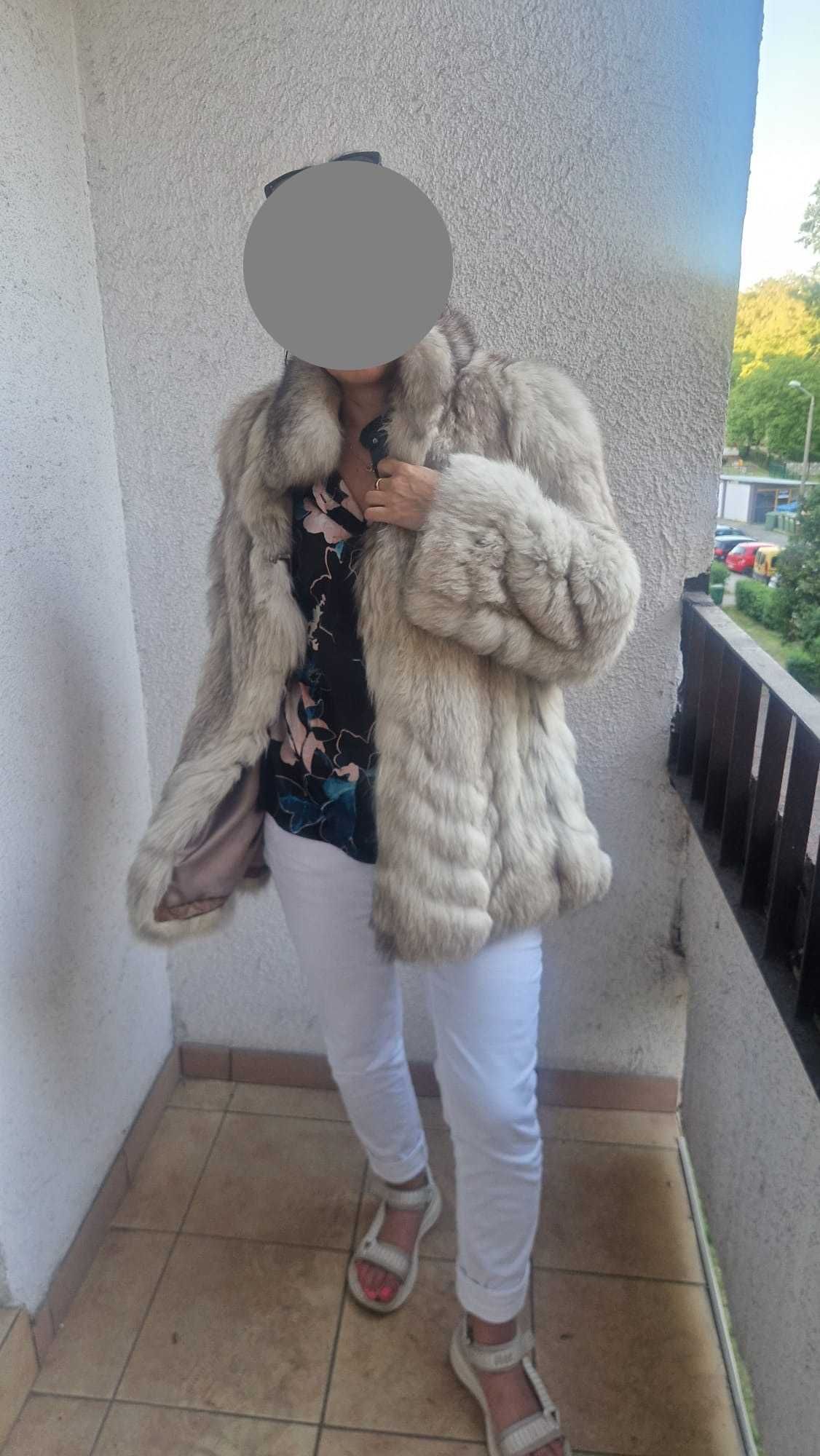 Futro naturalne z lisa