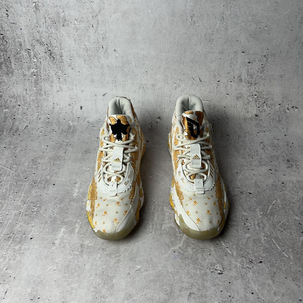 Buty Adidas Dame 7 X Ric Flair Gold White Size: 43 27,5 cm