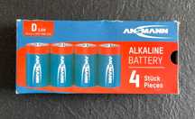 Bateria alkaliczna Ansmann LR20 1,5 V Mono D 4 sztuki w zestawie