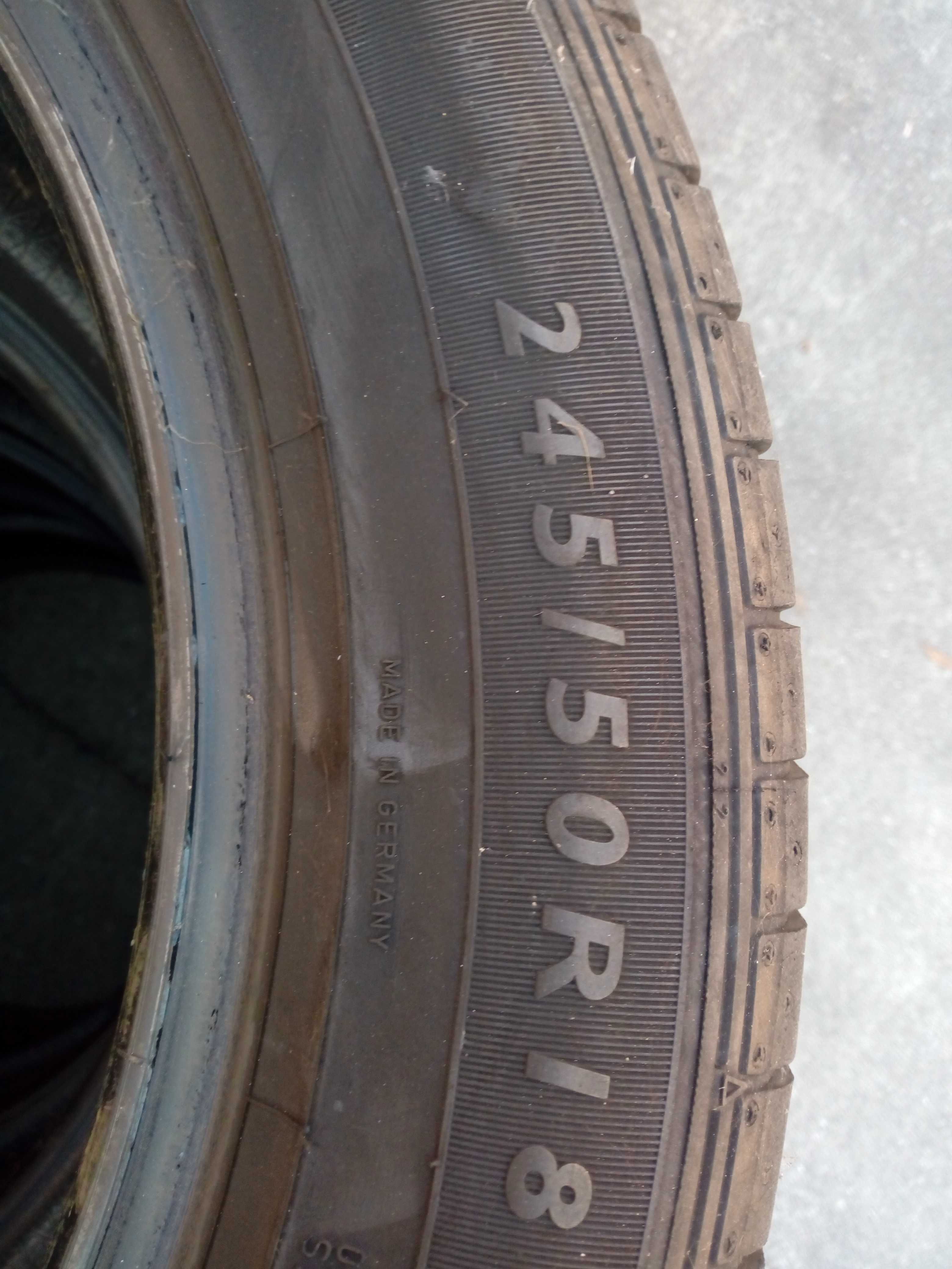 Pneus 245 / 50 Dunlop