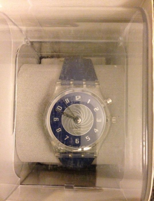 Relógio de coleção retro swatch da série 007 the living daylights