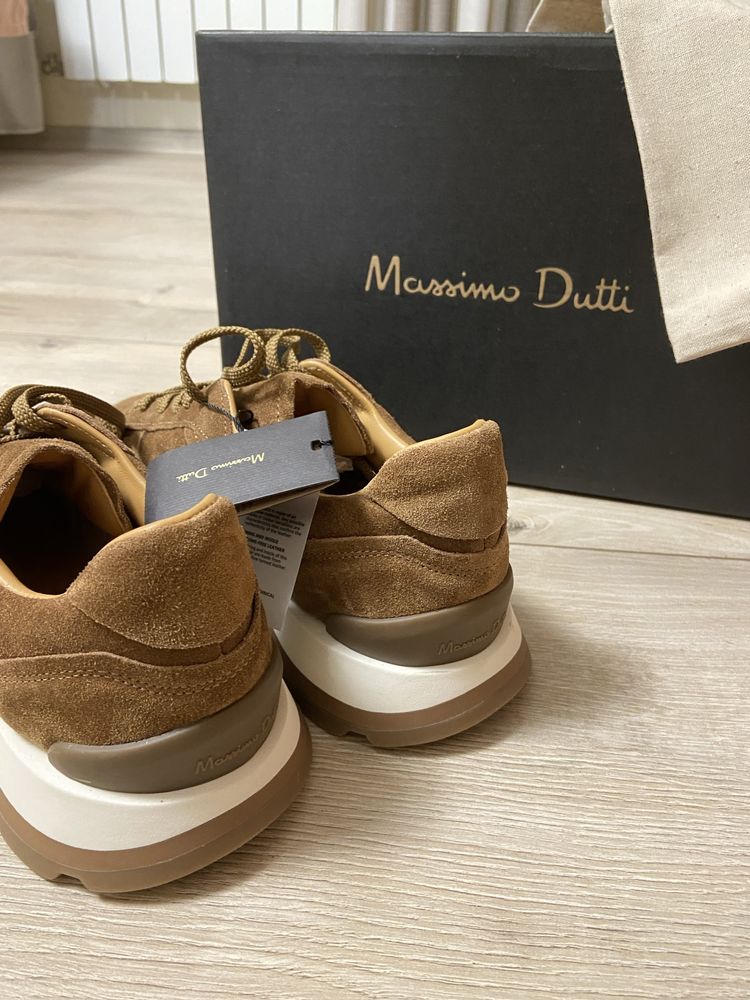 Кросівки Massimo Dutti, натуральна замша, шкіра, 41р