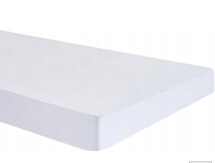 Prześcieradło z gumką białe 90 x 200 x 30cm Todocama