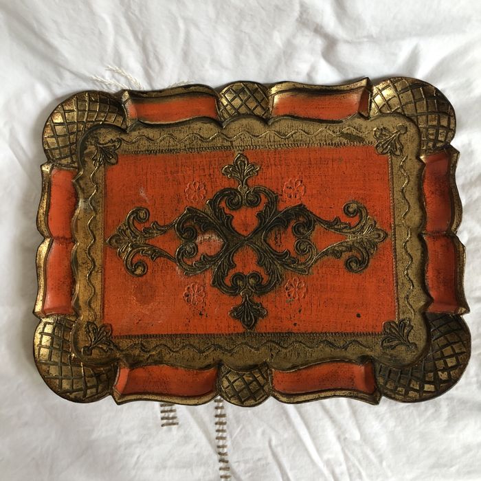 таця дерево вінтаж Італія Флоренція поднос