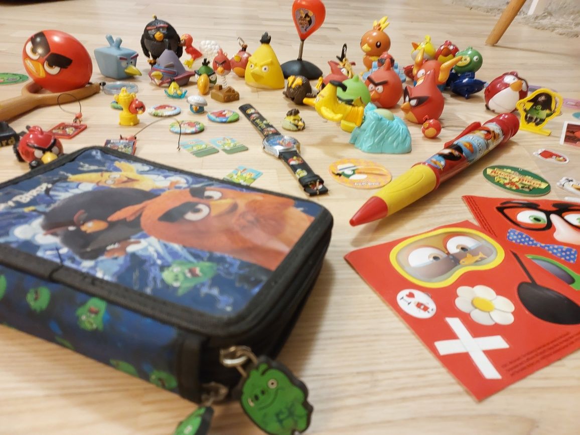 Angry Birds cała kolekcja piórnik długopis gadgety gadżety figurki kar