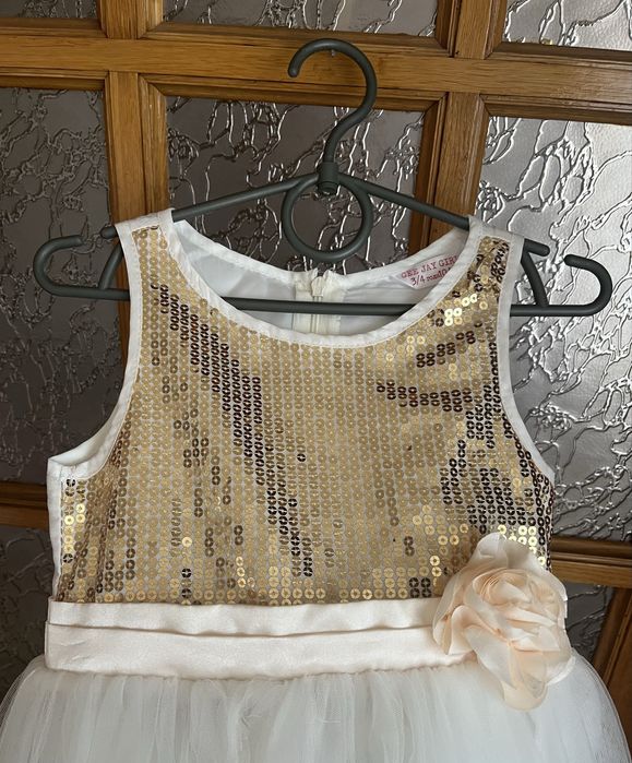 Пышное платье+болеро принцессы 3-4 года на Новый год, утренник