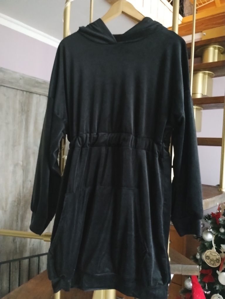 NOWA Sukienka(tunika)welurowa rozmiar 46-48