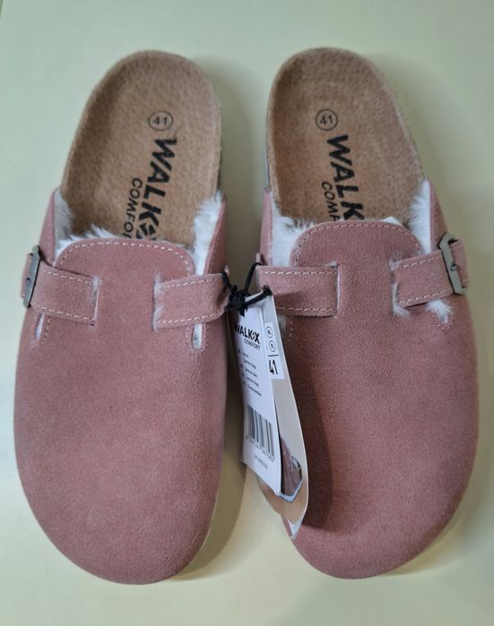 Сланцы, шлепанцы, тапочки натуральная замша  41 размер