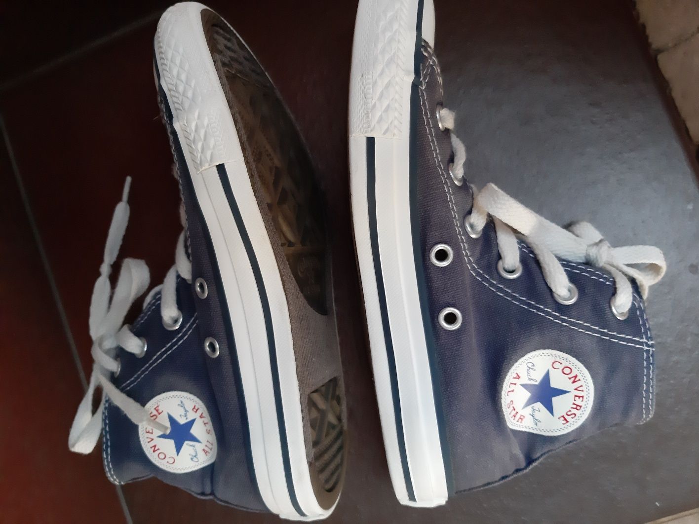 CONVERSE ROZM.32 wysokie granatowe all star