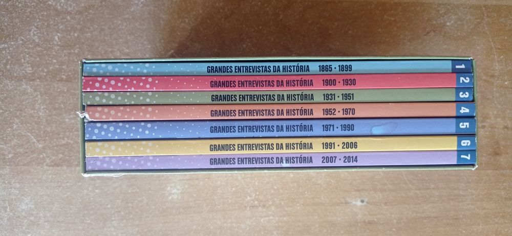 Grandes ENTREVISTAS da História (7 vol.)