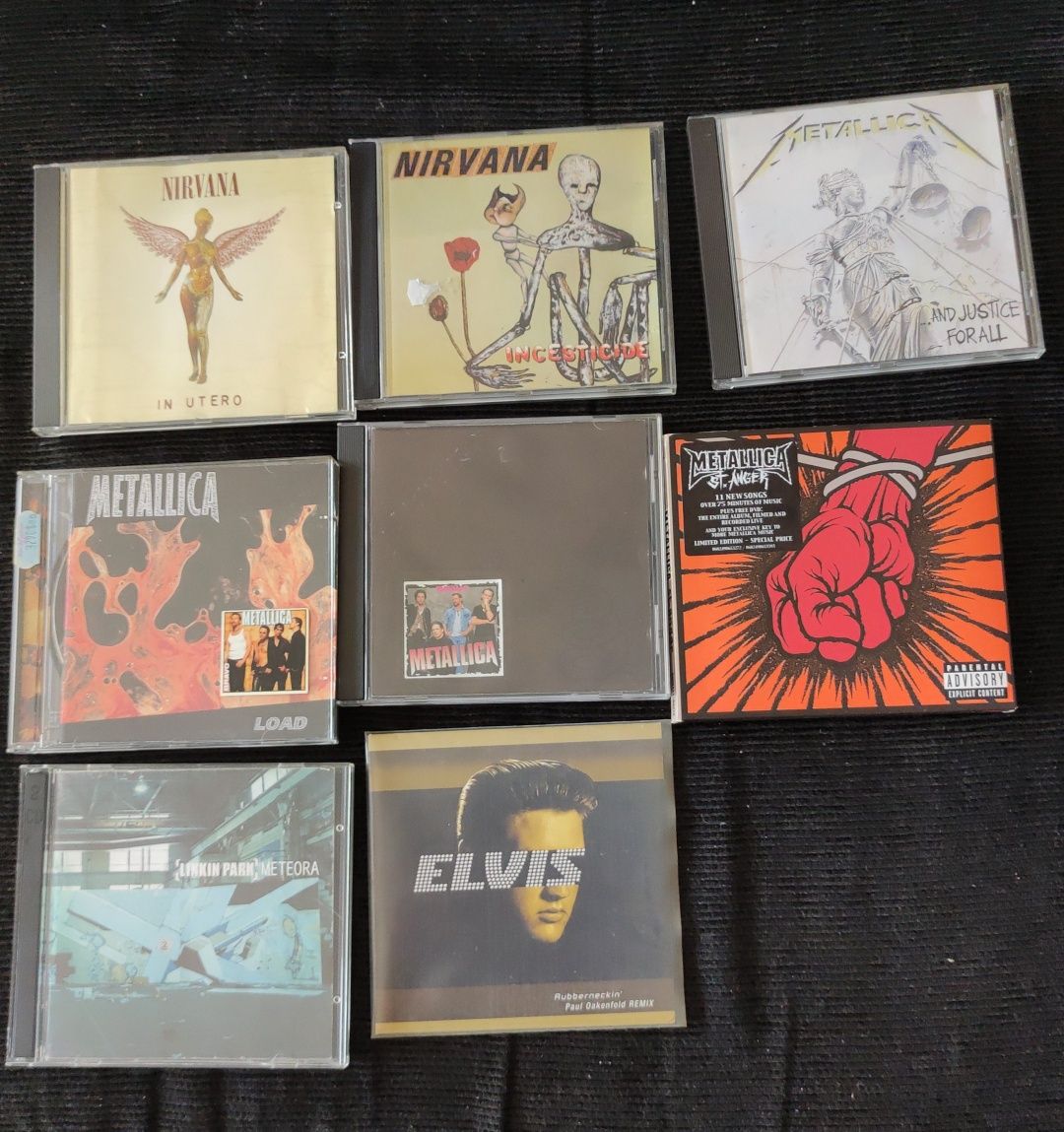 CD's originais Nirvana/Linkin Park/ Elvis