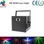 Laser rgb projektor oswietlenie wielokolorowe 8W dj animacje