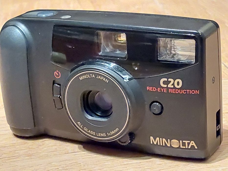 Пленочный Фотоаппарат Minolta C20 f=34mm made in Japan Минолта