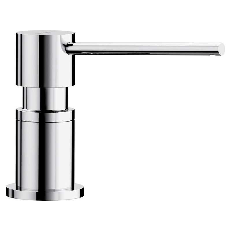 Дозатори миючих засобів хром BLANCO Lato 525808 та Torre 512593