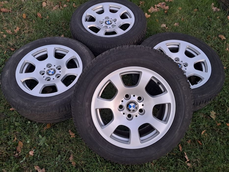 Koła BMW e39 e60 5x120 felgi aluminiowe 16+zimówki 215/60/16 stan bdb
