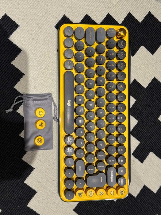 Klawiatura LOGITECH Pop Keys Black & Yellow