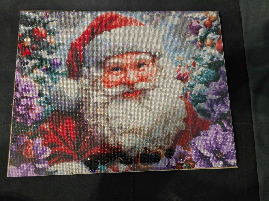 Obraz haftu diamentowego Mikołaj