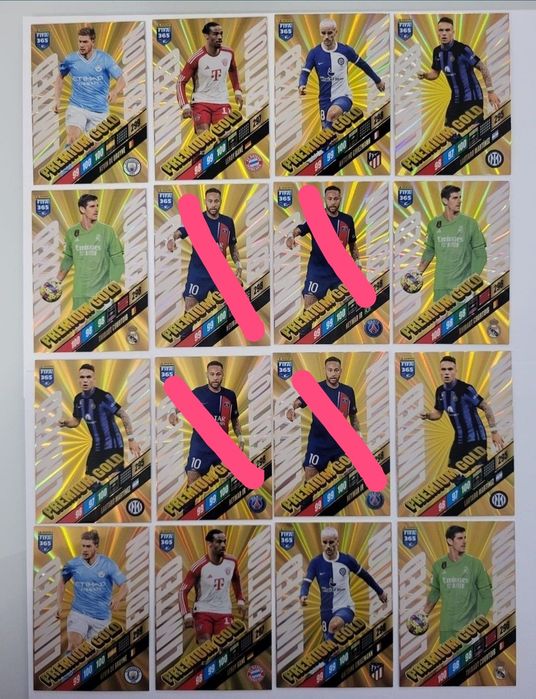 Rar 5 panini FIFA 365 Invincible nowe karty 2024 Adrenalyn