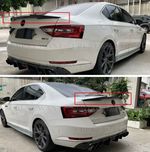 Спойлер Skoda Superb накладка на багажник ляду бленда антикрыло шкода