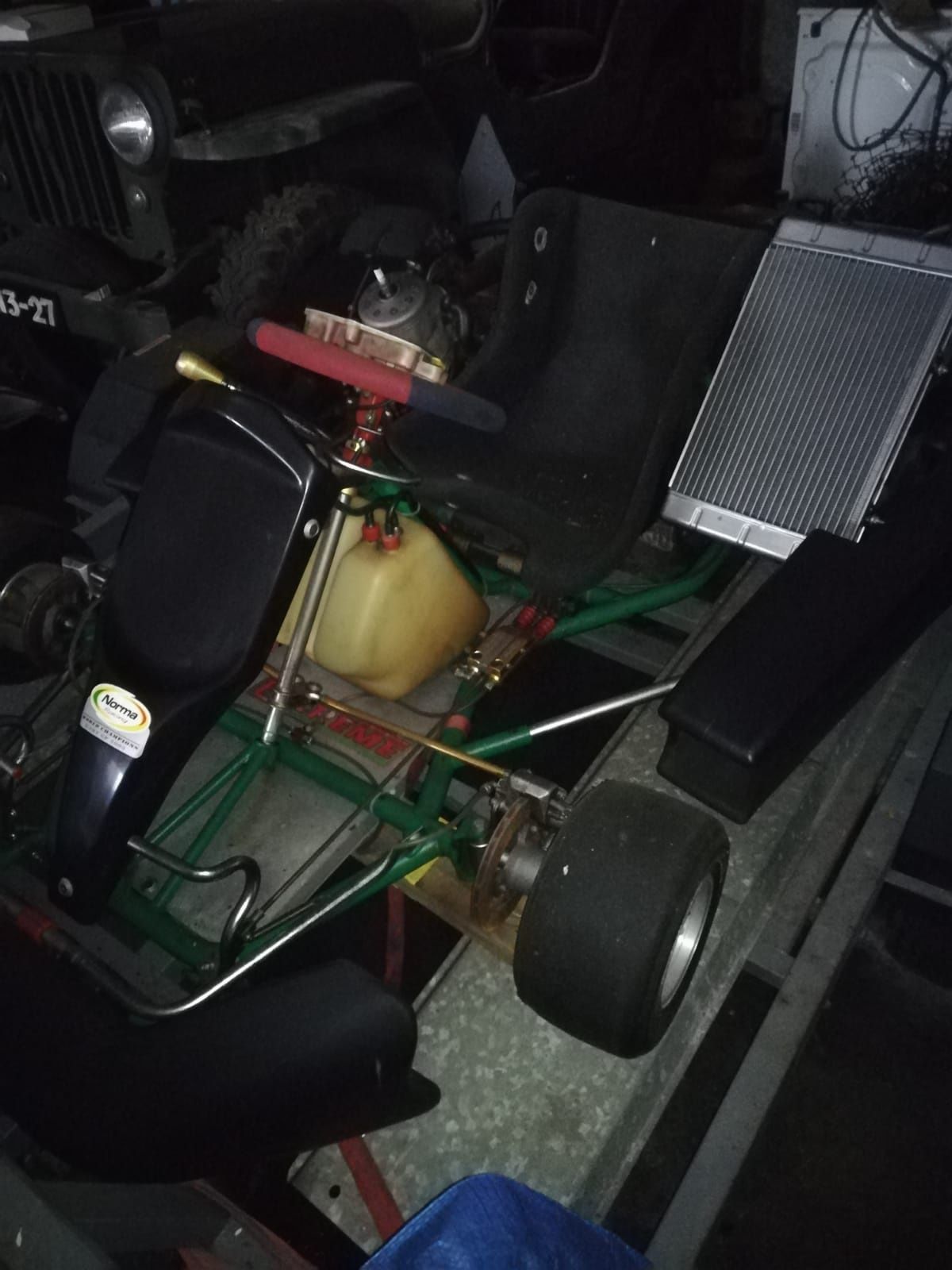 Karting Tonykart com MOTOR TM 125 shifter!!!
