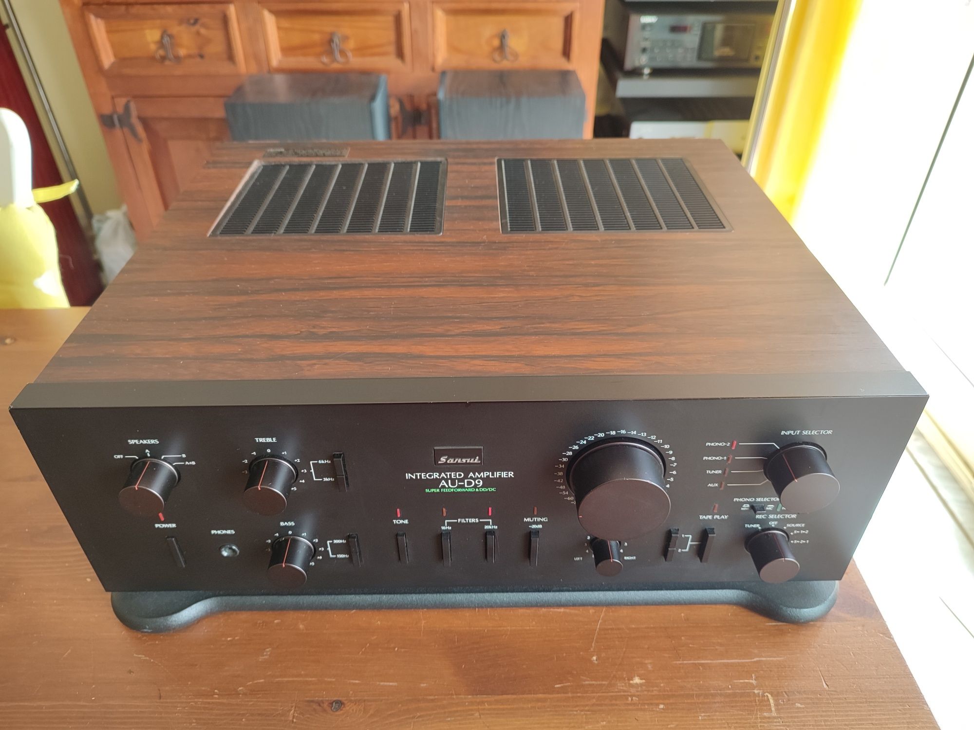 Sansui AU-D9 Amplificador Hi-Fi Vintage Impecável!