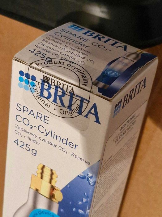 nowy cylinder nabój Brita CO2, dafi pushair, sodastream blue, Philips