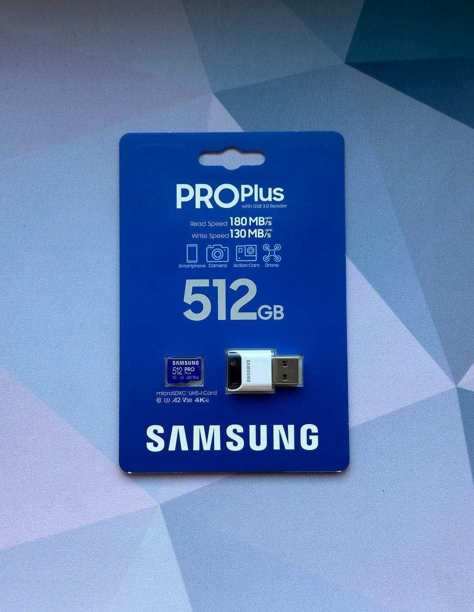 Samsung PRO Plus 512 GB Reader Micro SD Карта Пам'яті