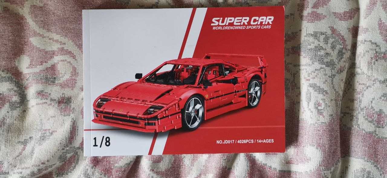‼️Розпродаж‼️ Конструктор Technic 1:8 Ferrari F40 – 4026 деталей