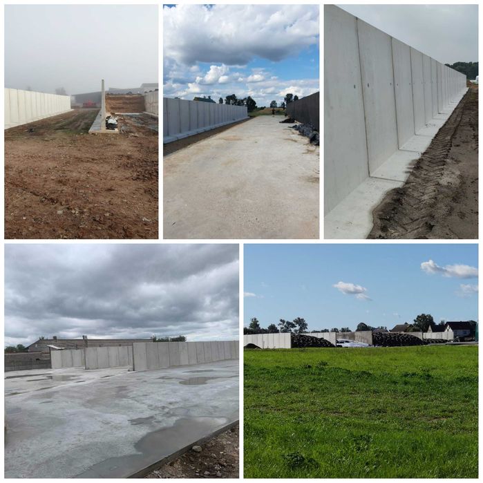 Mur oporowy , silos ,Wlkp , Producent ,