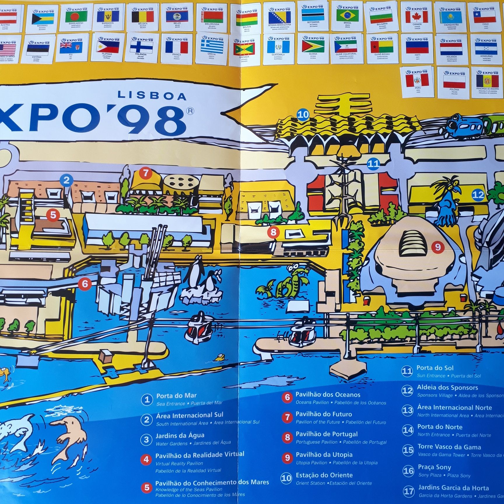 Mapa oficial Expo 98 | completo