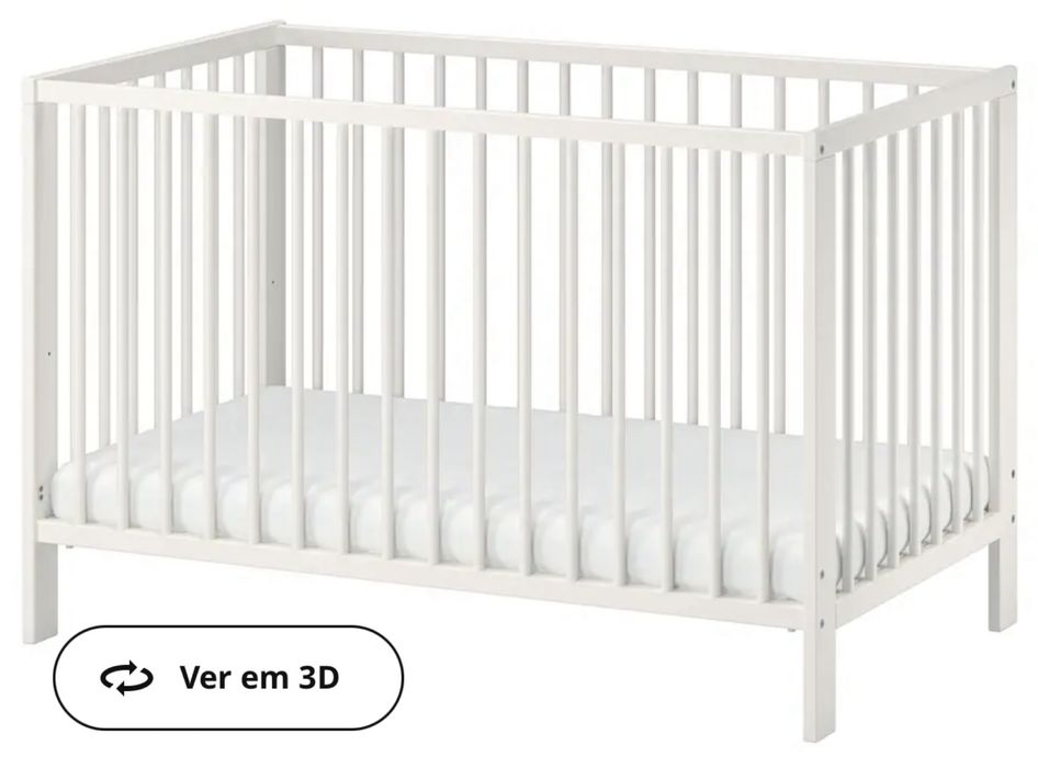 Berço branco Ikea