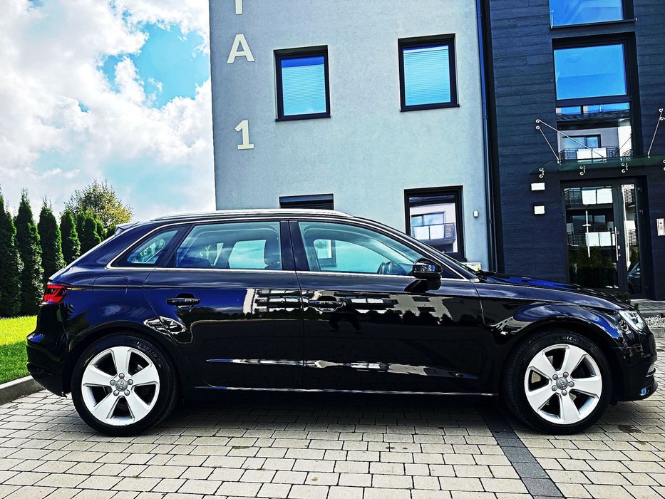 Audi A3 Sportback 1.8 TFSI 180 KM QUATTRO 4X4 AUTOMAT JAK NOWA 5 Drzwi Czarna Zamiana