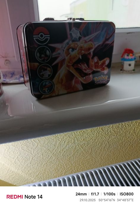 Бокс Покемон+міні альбомчік+15 карток