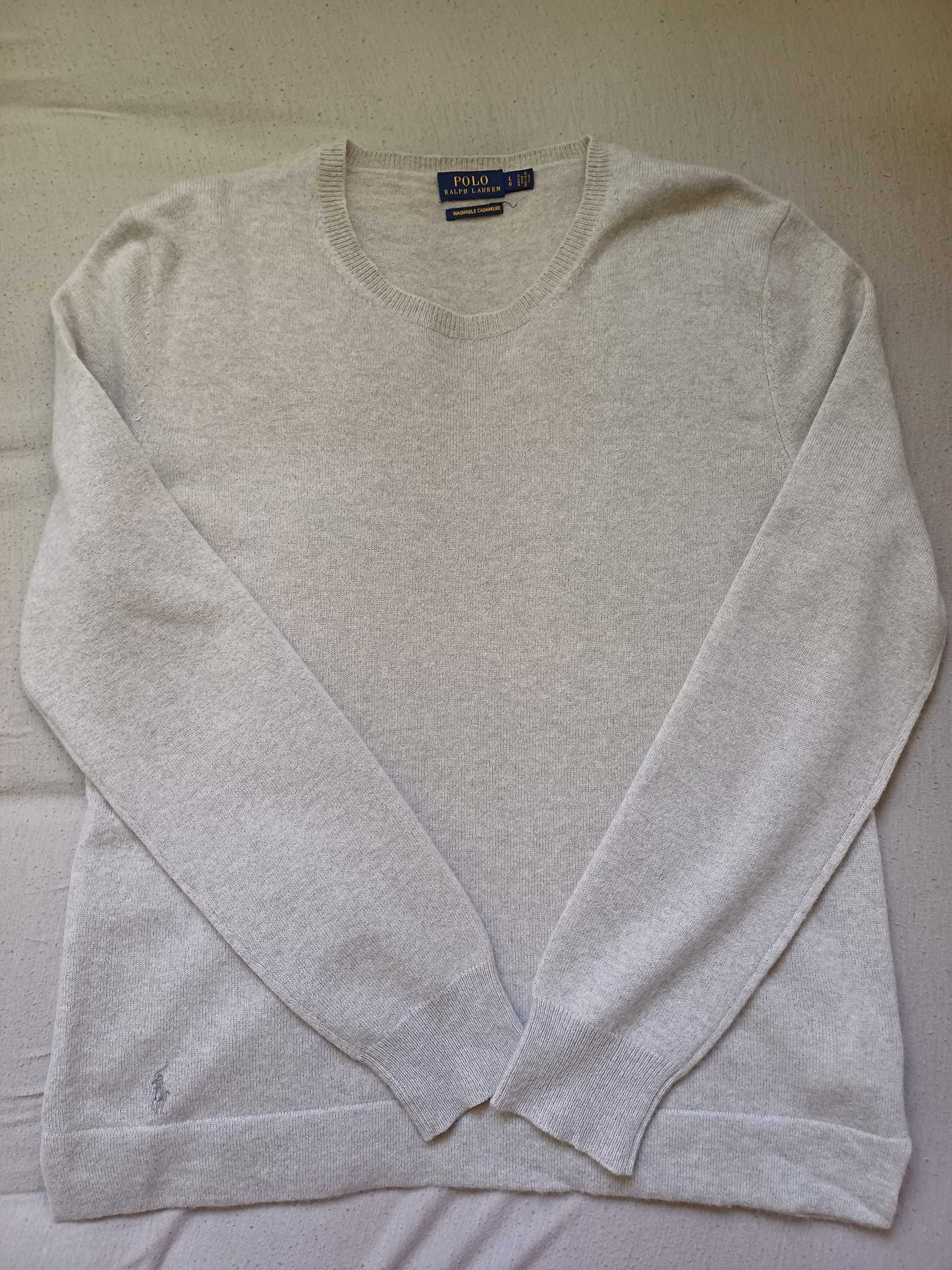 Ralph Lauren sweter 100% kaszmir rozmiar L