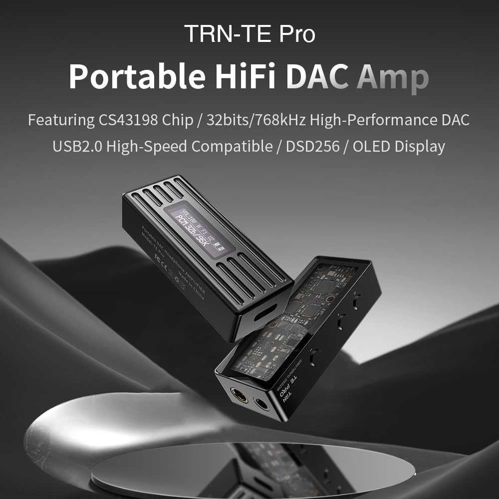 ⇒ TRN TE Pro - мобильный ЦАП, DAC, Amplifier, на 2-х CS43198 (3.5/4.4)