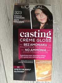 Farba Loreal casting creme gloss 323 ciemna czekolada