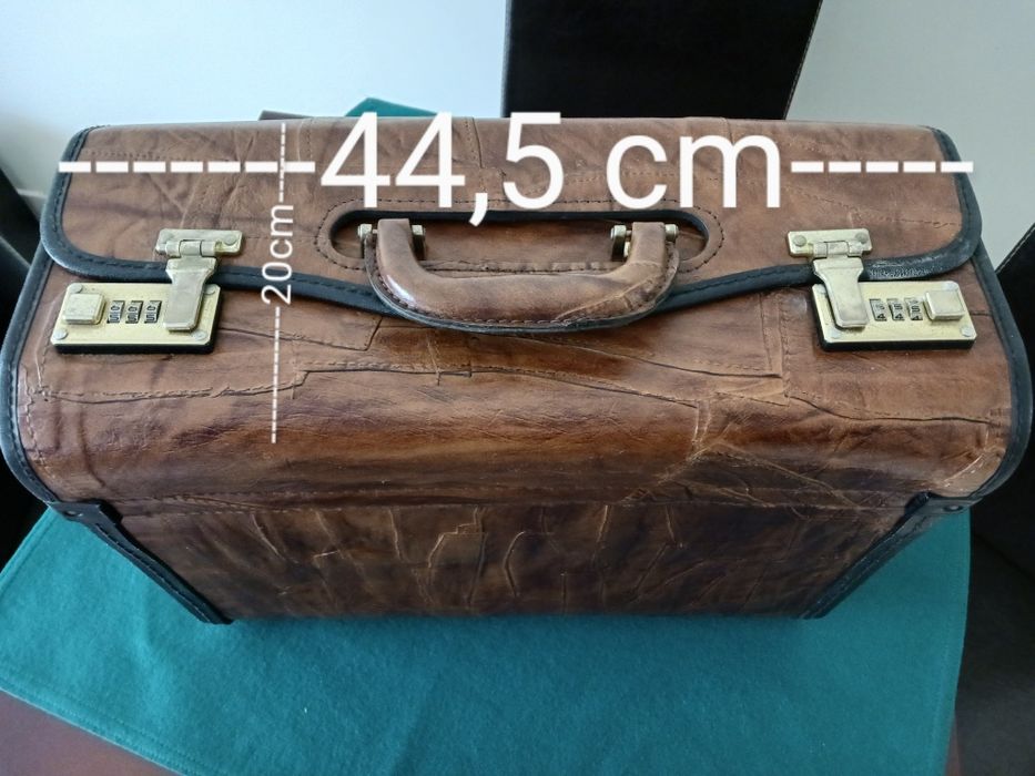 Mala couro NOVA piloto/ vendedor/ catálogos