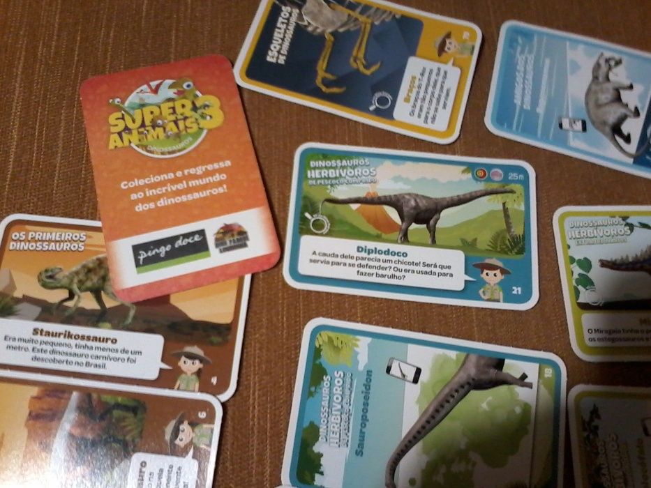 cromos /cartas Super Animais, 2 e 3 - vendo a unidade ou coleção