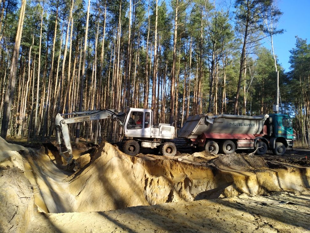 Usługi koparką - wykopy, rozbiórki, Transport,  Otwock, Józefów, Wawer