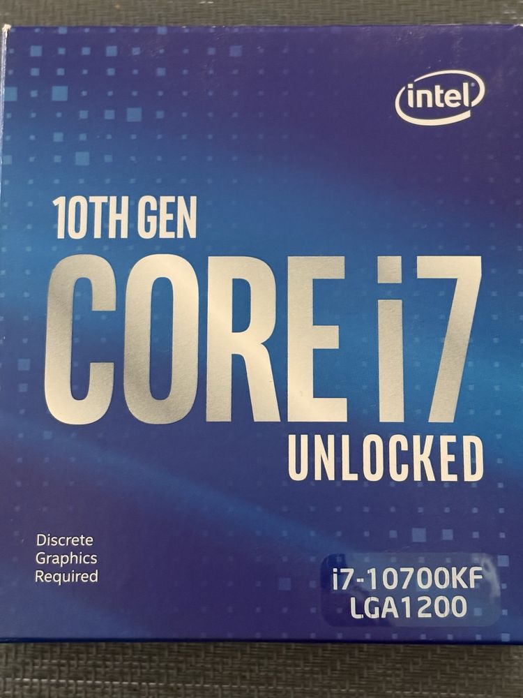 Procesor Intel i7-10700kf 3.8 GHz