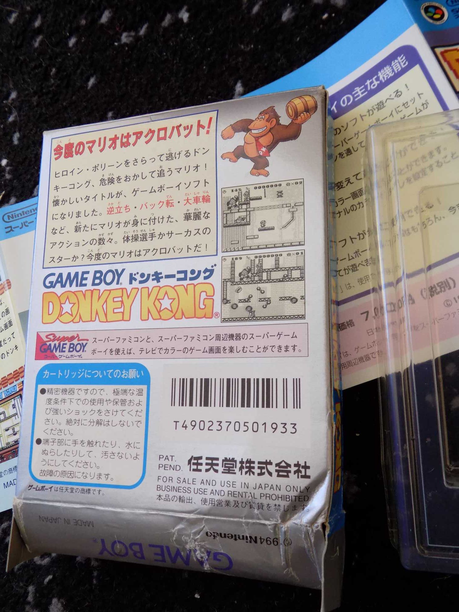 Donkey Kong (pierwowzór Mario vs Donkey Kong) na Nintendo Game Boy/GBC