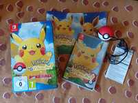 Jogo Pokémon lets go Pikachu + Pokéball Plus. Nintendo Switch.