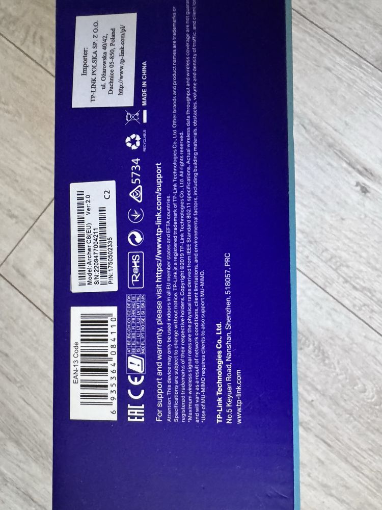 router UŻYWANY firmy TP-Link c6. Router