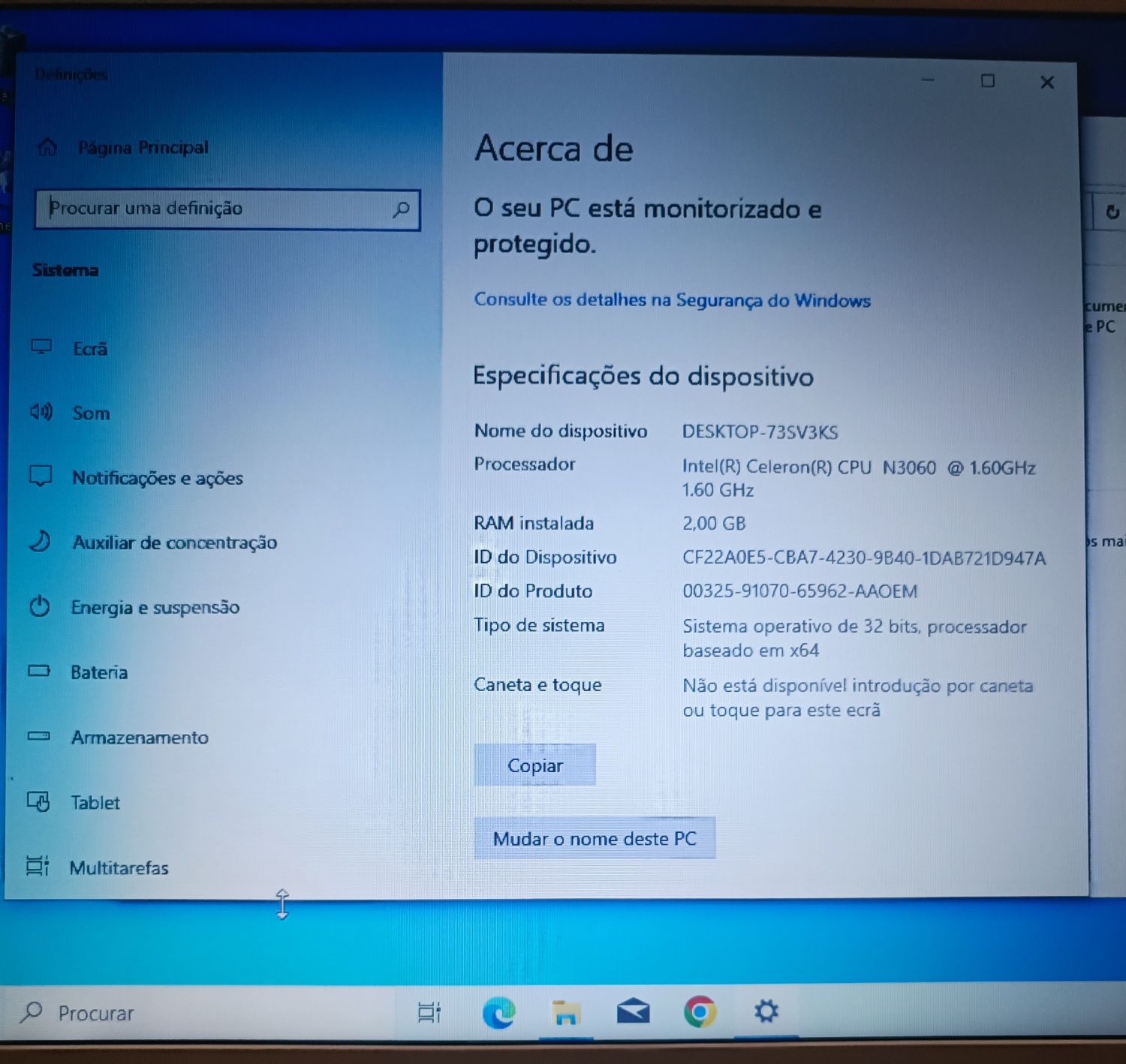 Portátil HP Stream 14-ax003np